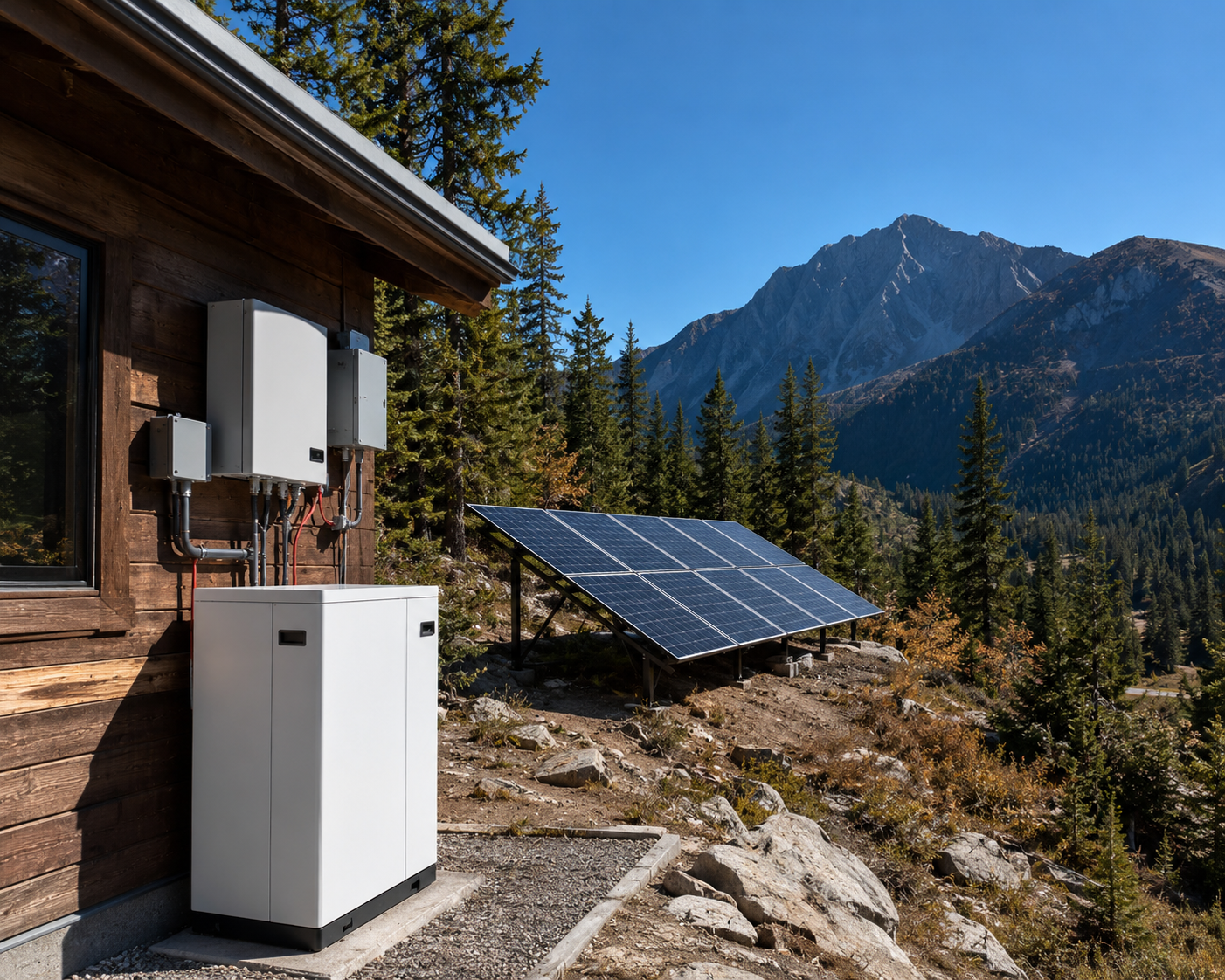 Off-grid energy storage project environment