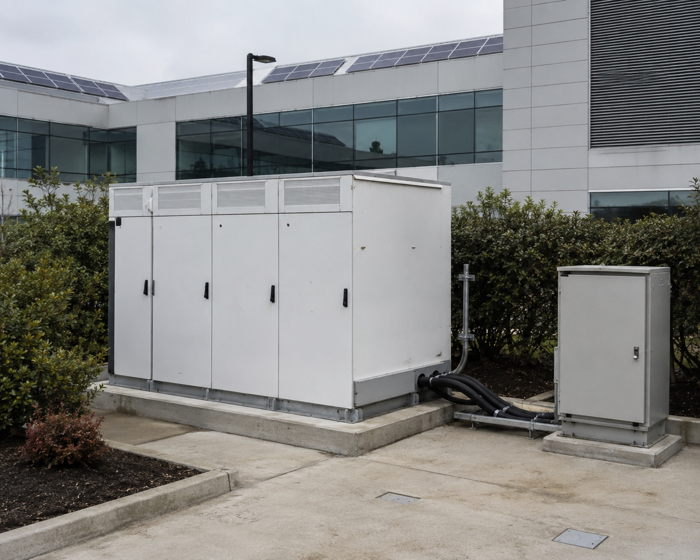 Commercial building energy storage application
