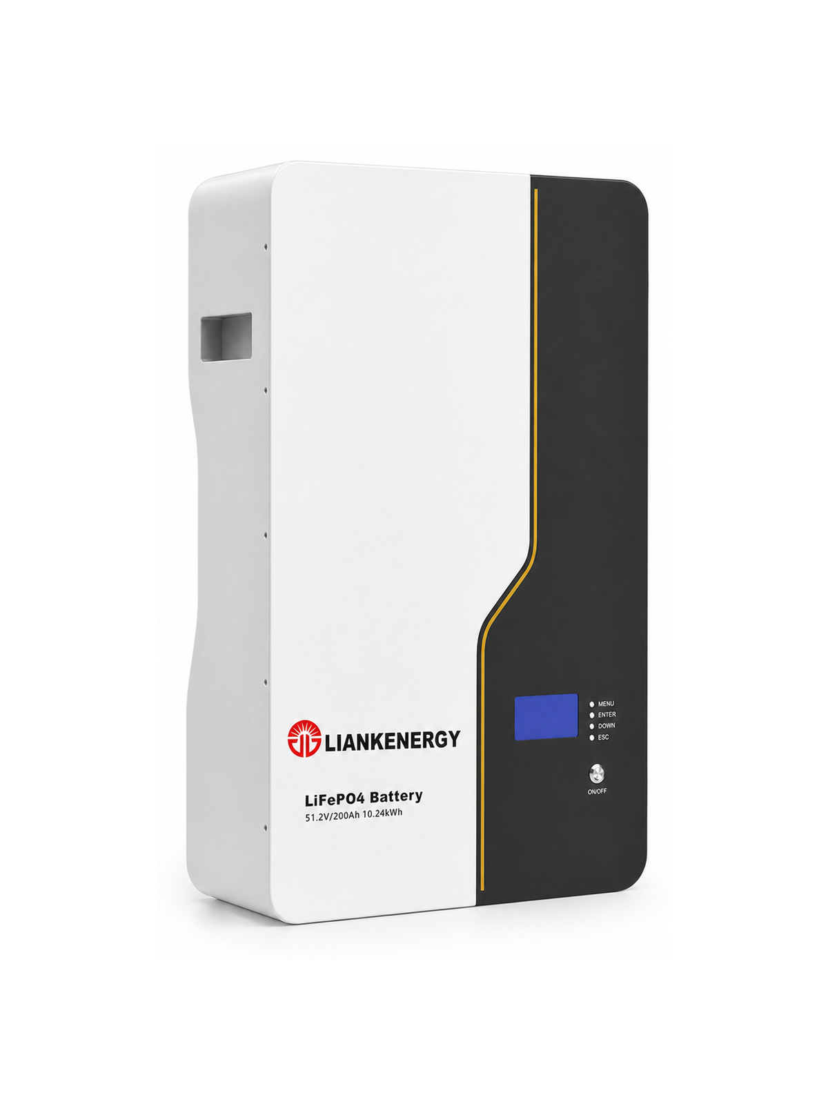 E-STONE 5.1kWh Home Battery - Front-left 45 degree view