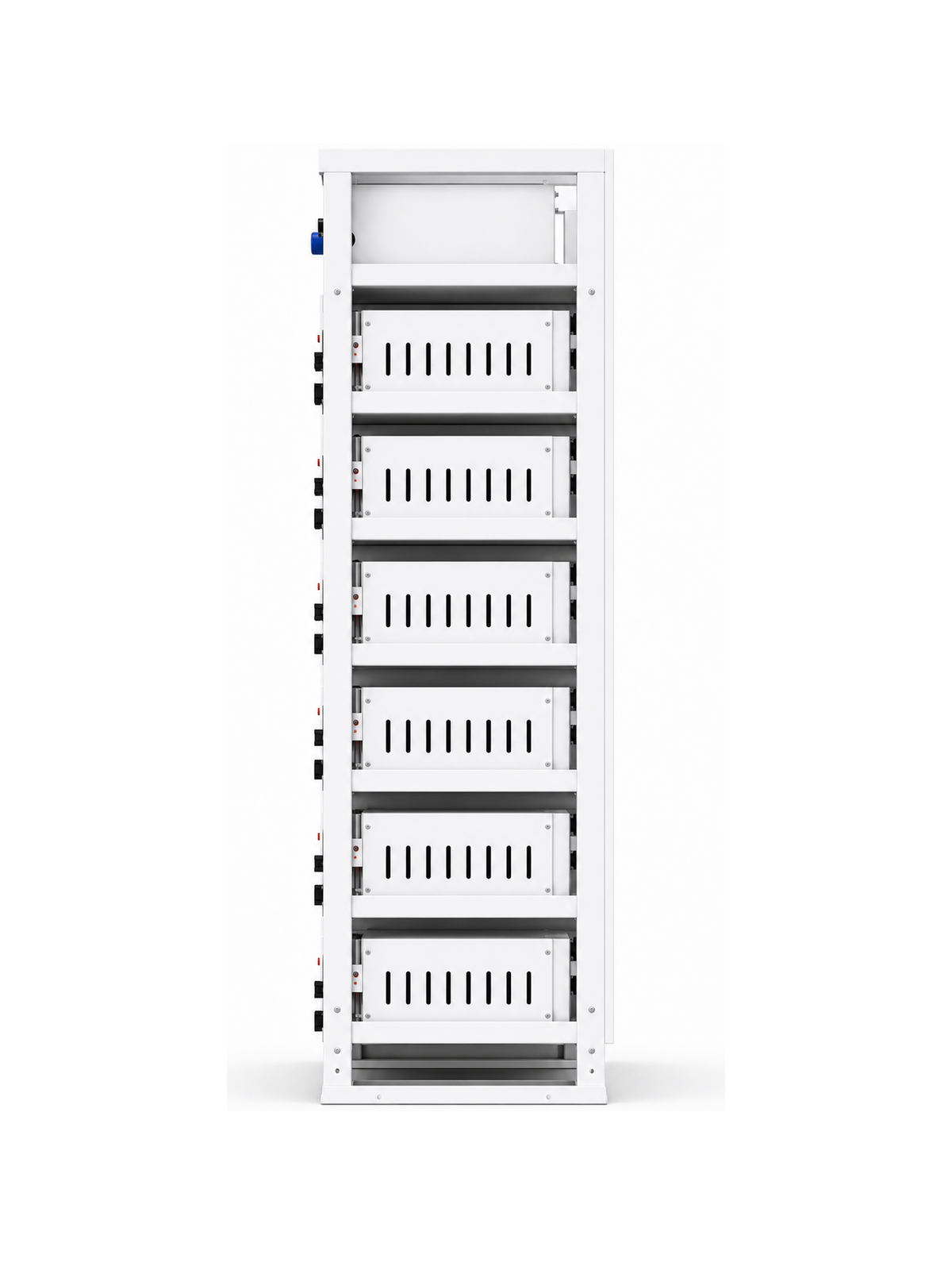 E-MATE 114R Commercial Battery Rack - Right side view