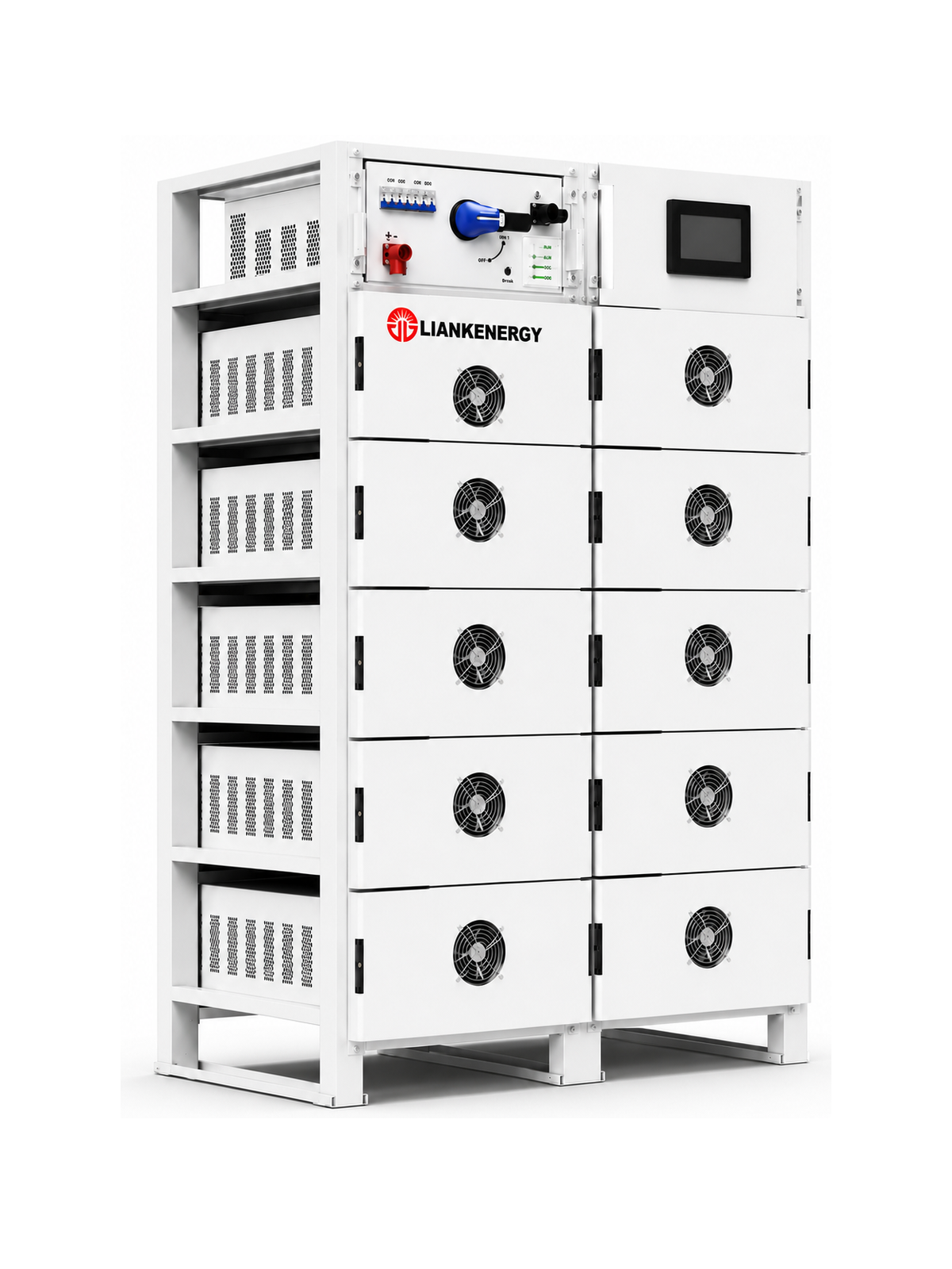 E-WALL 200R Commercial ESS - Front-left 45 degree view