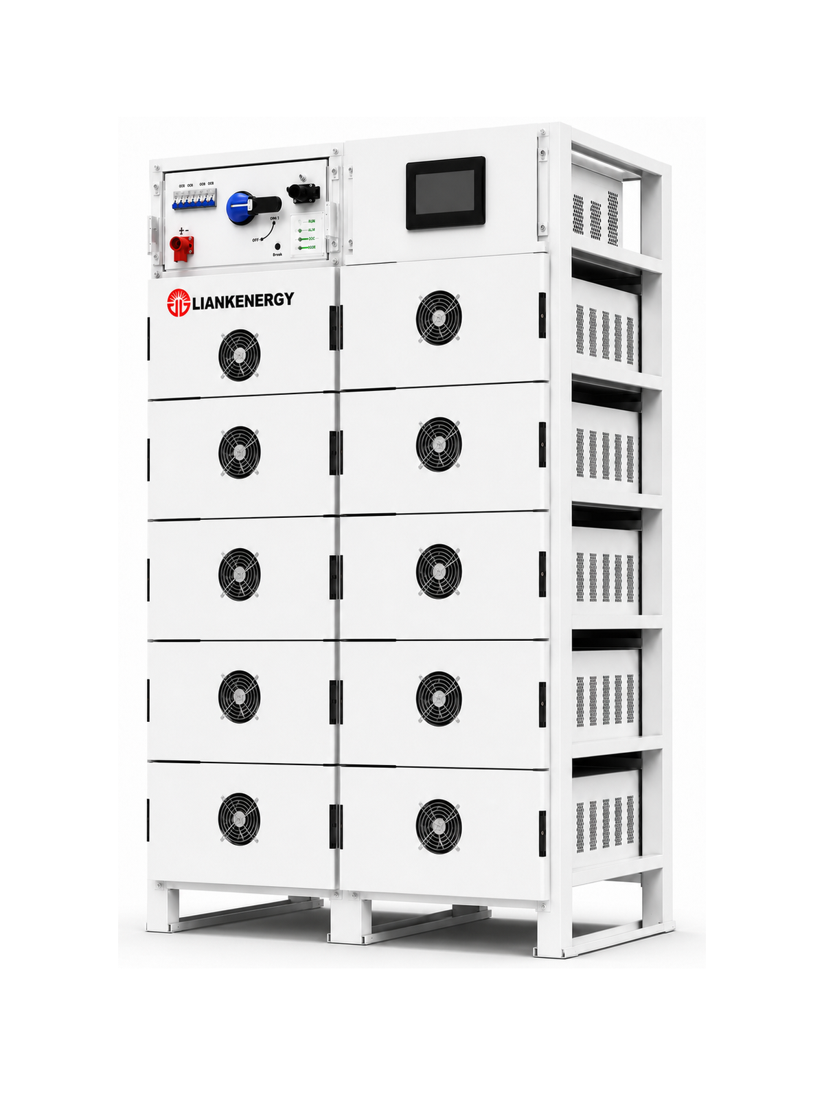 E-WALL 200R Commercial ESS - Front-right 45 degree view